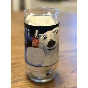 Vintage Coca Cola Polar Bear "Always Cool" 16 oz. Drinking Glass